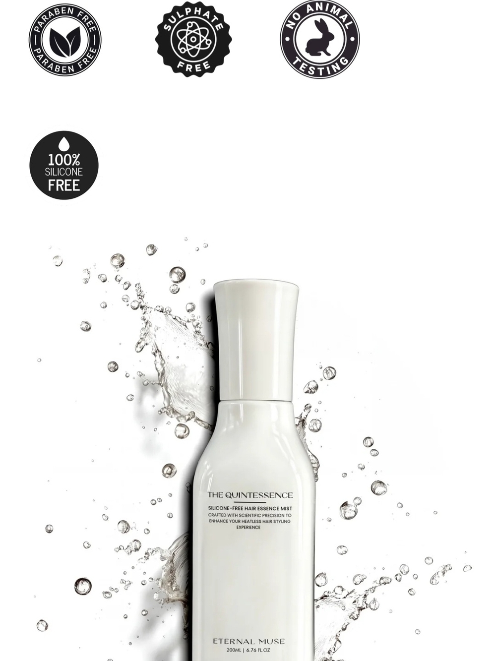 Eternal Muse Hydrating Hair Styling Mist For Heatless Curlers